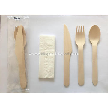 Wooden spoon tableware set